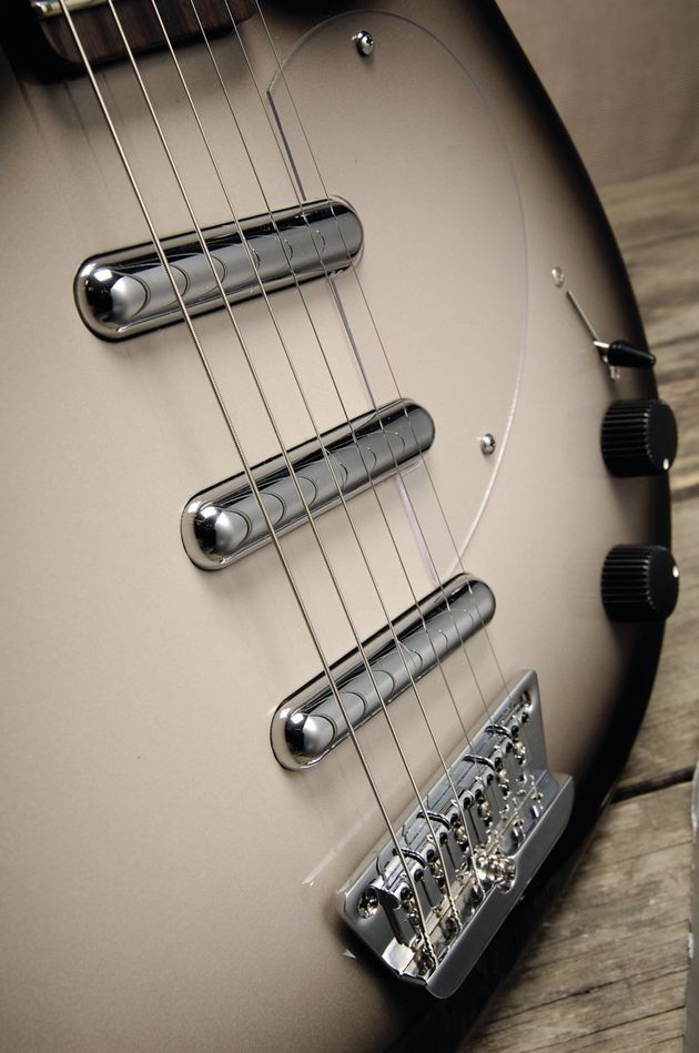 This Dano boasts three lipstick pickups. This Dano boasts three lipstick pickups.